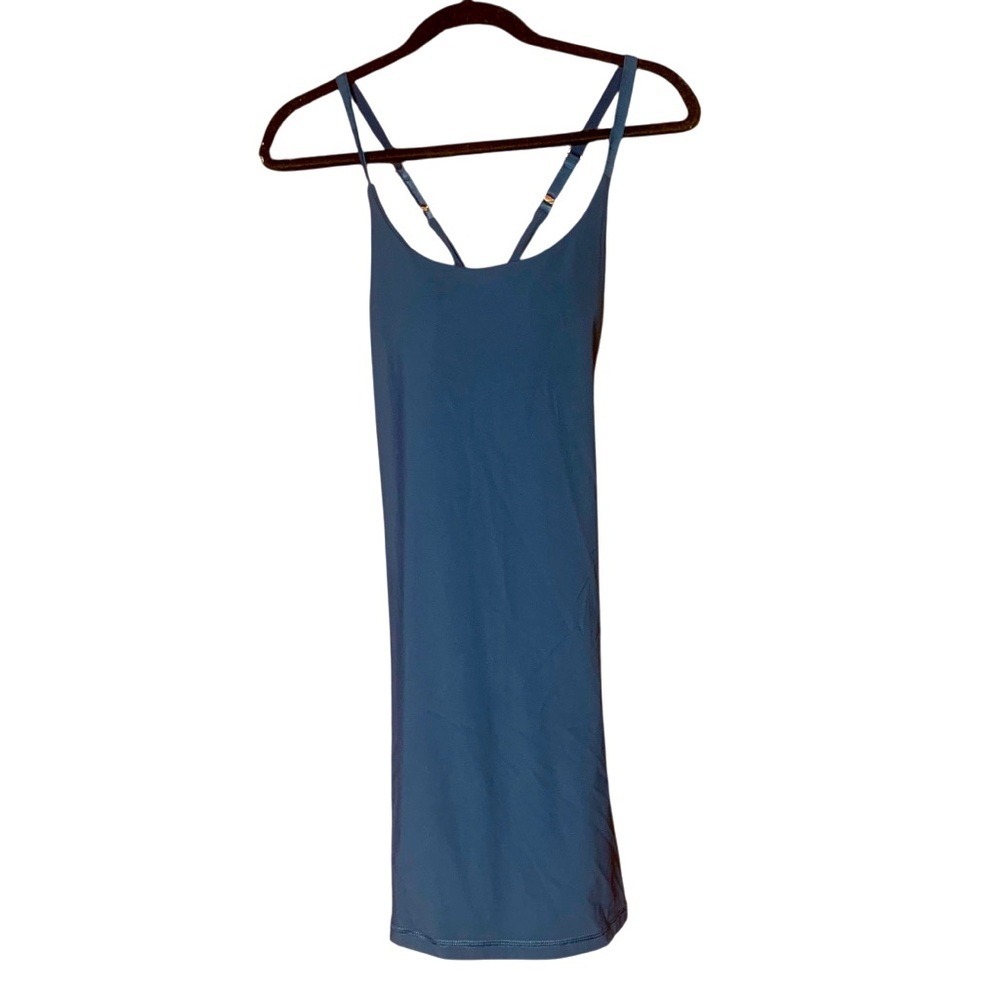 IUGA Sea Blue Tennis Pickleball Golf Dress Built in Shorts Bra Pockets Sz M - Picture 5 of 5
